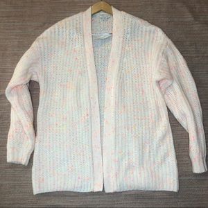 American Eagle Pink Neon Oversized Cardigan
